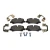 Genuine Rear Brake Pads SFP500140, Set With Pins And Clips, For Land Rover LR3, Range Rover Sport And Range Rover Full Size, 2005 - 2009