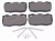 Genuine Front Brake Pads SFP000260 For Land Rover Defender 90 And 110 (See Fitment Years)