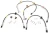 Performance Stainless Steel Brake Hose Kit For Range Rover Full Size L322 (2003 - 2005)