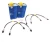Performance Brake Hose Kit, Stainless Steel Hoses With ATE Original SL DOT 4 Brake Fluid For Land Rover Discovery I, 1994 - 1999