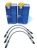 Performance Brake Hose Kit, Stainless Steel Hoses With ATE Original SL DOT 4 Brake Fluid For Defender 110, 1993 Only