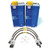 Performance Brake Hose Kit, Stainless Steel Hoses With ATE Original SL DOT 4 Brake Fluid For Defender 90, 1997 Only