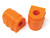 Polyurethane Suspension Bushing Set By Polybush LR018354, For Rear Sway Bar, Orange / Standard Firmness, For Range Rover Sport 2006 - 2009 Without Anti-Roll