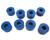 Polyurethane Bushing Kit By Polybush For Front Shock Absorbers, Blue / Soft, For Land Rover Discovery I, Defender 90 And 110, And Range Rover Classic