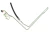 Power Steering Hose QEP105990, Low Pressure Box To Reservoir, For Range Rover P38, 1995 - 2002