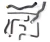 Coolant Hose Kit With For Range Rover Classic With Y-Hose, 1988 - 1989