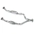 Catalytic Converter WCD105870, Split Y-Pipe For Land Rover Discovery Series II