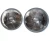 Hella Vision Plus Round Euro Headlamp PRC7994, Pair, For Land Rover Series 2, 2A, 3, Defender 90 And 110, And Range Rover Classic (See Fitment Years)