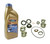 Bearing And Seal Overhaul Kit, Front Power Transfer Case Intermediate Reduction Drive (IRD), Includes 1 Quart SAE 75W-85 Fully Synthetic Differential Fluid By Ravenol, For Range Rover Evoque Without Active Driveline