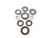 Differential Overhaul And Repair Kit For Rear Differential, Non-Locking Type, Includes Replacement Bearings, For Land Rover LR3, LR4 And Range Rover Sport (See Fitment Years)