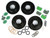 EBC Performance Brake Rebuild Kit, Front And Rear, For Land Rover Discovery I, 1994 - 1999, Includes 3GD Sport Rotors, Greenstuff Pads, Pins, Clips And Replacement Seals