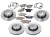 Brake Rebuild Kit, Front And Rear, For Land Rover Discovery Sport, Includes Genuine Pads And Rotors, And Replacement Wear Sensors