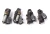 Oxygen Sensor Kit, 4-Pieces, Front And Rear Sensors Plug And Play, For Land Rover Freelander, 2002 - 2004