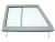 Door Top Assembly MTC5382G, Right Hand, Glazed With Glass, For Land Rover Series 2, 2A And 3