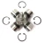 Universal Joint, 3-7/32-Inch, RTC3346, For Land Rover Series 2, 2A And 3
