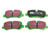 EBC Greenstuff Performance Rear Brake Pads LR055454 Or LR019627 For Land Rover LR3, LR4, Range Rover Sport, And Range Rover Full Size L322 (See Fitment Years)