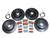 EBC Performance Brake Rebuild Kit, Front And Rear, 3GD Series Sport Brake Rotors And Greenstuff Pads With Wear Sensors, For Range Rover Sport Supercharged, 2006 - 2009