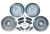 Brake Rebuild Kit, Front And Rear, Includes Genuine Rotors, Genuine Pads, Retainer Springs, And Brake Wear Sensors, For Land Rover LR3 V8