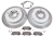 Rear Brake Rebuilding Kit With Genuine Rotors, Genuine Brake Pads, Brake Wear Sensors And Hardware For Land Rover LR3 V8