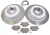 Rear Brake Rebuild Kit: Genuine Pads, Standard Rotors And Wear Sensor For Range Rover Full Size Supercharged 2010 - 2012