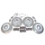 Brake Rebuild Kit, Front And Rear With Genuine Rotors And Pads, And Replacement Wear Sensors, For Range Rover Full Size Supercharged L322, 2010 - 2012