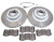 Front Brake Rebuild Kit For Range Rover Full Size Supercharged L322 With Brembo Brakes, 2010 - 2012, Includes Genuine Rotors, Genuine Pads And Replacement Wear Sensor