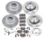 Brake Rebuild Kit, Front And Rear With Genuine Brake Pads, Standard Rotors, And Replacement Wear Sensors, For Range Rover Full Size L322 Supercharged, 2010 - 2012