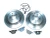 Rear Brake Rebuild Kit With Mintex Pads, Standard Rotors And Brake Wear Sensor For Range Rover Full Size L322, 2003 - 2005