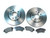 Front Brake Rebuilt Kit For Land Rover Freelander 2002 - 2005, Includes Brake Pads By Lockheed And 277mm Diameter Standard Rotors