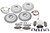 Front And Rear Brake Rebuild Kit, Includes Genuine Pads And Rotors And Quality Brake Wear Sensors, For Range Rover Full Size V6 3.0L Tdi