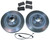 Front Brake Rebuilding Kit, Includes Genuine Pads, Genuine Rotors And Replacement Wear Sensor, For Range Rover Full Size Supercharged L322, 2006 - 2009