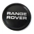 Genuine Black Wheel Center Cap NRC8254 With 'Range Rover' Text Logo For Range Rover Classic