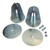 Terrafirma Spring Relocation Cones: Rear Pair For Defender 110 1993