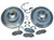 Genuine Front Brake Rebuilding Kit For Range Rover Full Size L322 2006 - 2009, Includes Genuine Rotors, Pads, Retainers And Wear Sensor
