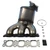 Catalytic Converter With Gaskets LR001967 For Front Cylinders 1, 2, 3 For Land Rover LR2 3.2L L6 Gas 2008-2012 (See Fitment Years)