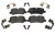 Genuine Rear Brake Pads LR134696 For Land Rover LR3, LR4, Range Rover Sport, And Range Rover Full Size L322 (See Fitment Years)