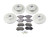 Brake Rebuild Kit, Front And Rear, Includes Standard Rotors And Brake Pads, For Range Rover Evoque