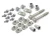 Replacement Hardware Kit For Under Engine Splash Shield On Land Rover LR3 And Range Rover Sport, 2005 - 2009