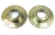 Rear Brake Rotors LR017953, High Performance Drilled And Slotted Pair By Terrafirma, For Land Rover Discovery I, Defender 90, And Range Rover Classic (See Fitment Years)