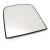 Clearview ORIGINAL Mirrors Replacement Part, Upper Left Hand Mirror Glass With Electric Power Adjust And Plastic Backing