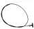 Hood Or Bonnet Release Cable MXC6324, For Land Rover Discovery I, 1994-1995, And Range Rover Classic , 1995-Only