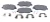 Front Brake Pads LR019618 By Textar, Includes Pins And Retaining Clips, For Land Rover LR3, Range Rover Sport, And Range Rover Full Size (See Fitment Years)