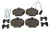 Rear Brake Pads SFP500190 Or STC9188 With Pins And Clips For Land Rover Discovery I And Defender 90 (See Fitment Years)