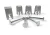 Parking Brake Shoe Retaining Pin Kit SMN500012 For Land Rover LR3, LR4 And Range Rover Sport (See Fitment Years)