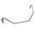 Brake Pipe NRC5347, Connects Front Wheel Cylinders, For Land Rover Series 109, 1958 - 1985