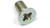 Screw SF106121L, M6 x 12mm Countersunk Oval Head, Original Equipment, For Land Rover Discovery I And Freelander (See Fitment Years And Notes)