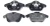 Genuine Front Brake Pads LR027309 For Range Rover Evoque