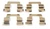 Rear Brake Pad Retainer Springs LR019626 For Land Rover LR3, Range Rover Sport, And Range Rover Full Size L322 (See Fitment Years)