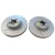 EBC Brakes Front Rotors, Pair, GD1721 3GD Series, Dimpled And Slotted, For Range Rover Sport Supercharged, 2010 - 2012