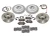 Brake Rebuild Kit, Front And Rear, Includes Genuine Pads, Standard Rotors, Brake Wear Sensors, And Pins And Clips, For Range Rover Sport And Range Rover Full Size L405 (See Fitment Years)